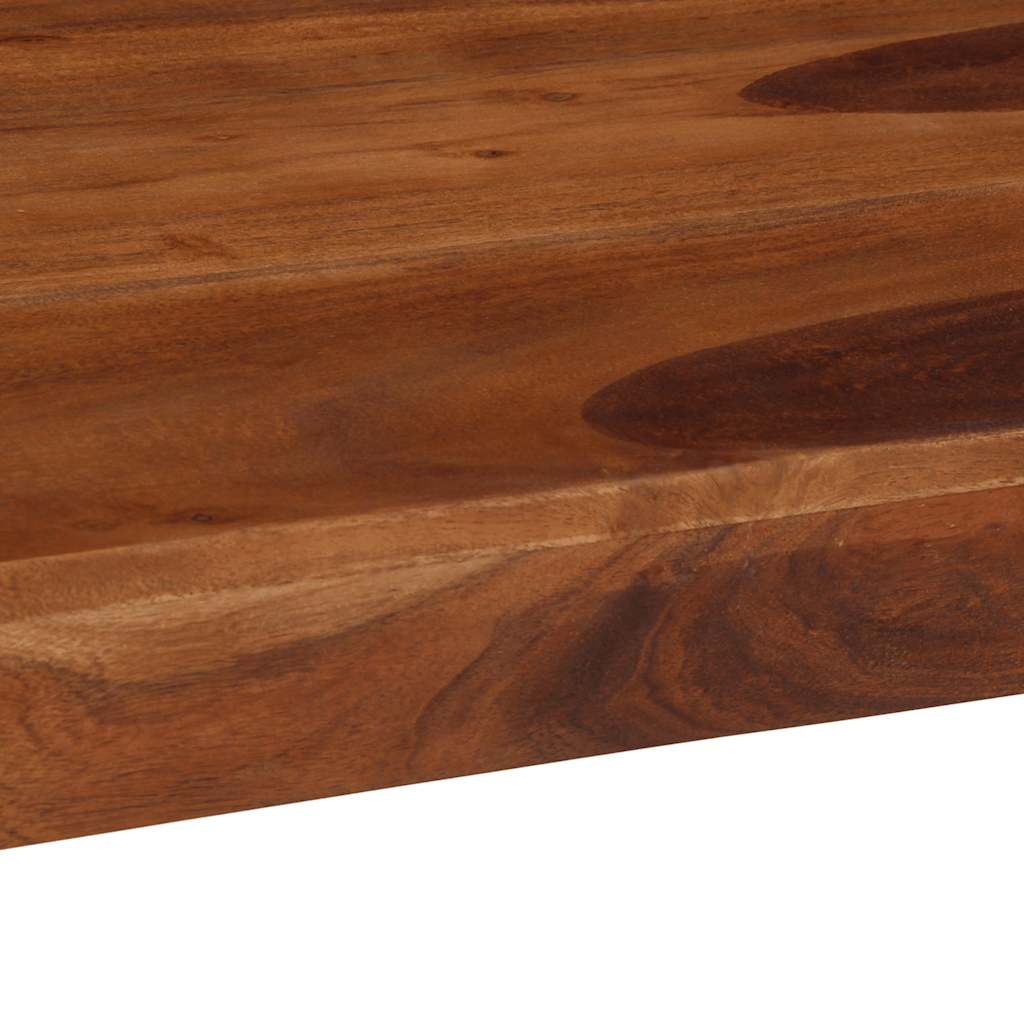 Tavolo da Pranzo 120x60x76 cm in Legno Massello di Acacia
