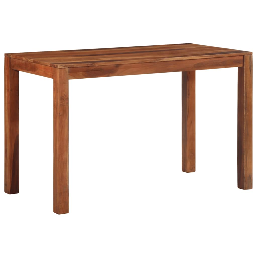 Tavolo da Pranzo 120x60x76 cm in Legno Massello di Acacia