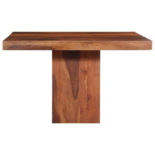 Tavolo da Pranzo 120x120x77 cm Legno Massello di Acacia | homemem39
