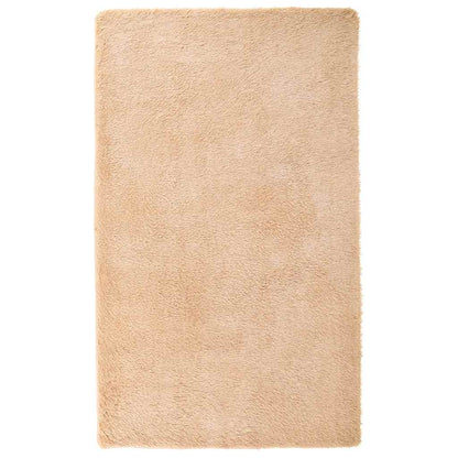 Tappeto Shaggy a Pelo Lungo NAVARRA Beige 60x100 cm poliestere - homemem39