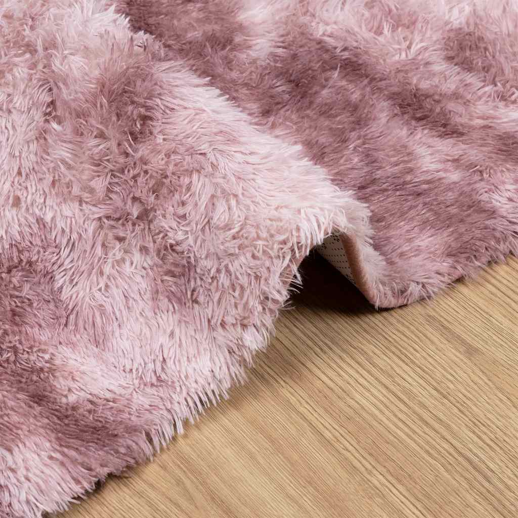 Tappeto Shaggy a Pelo Lungo NAVARRA Rosa Antico 60x100 cm | homemem39