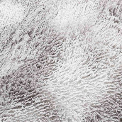 Tappeto Shaggy a Pelo Lungo NAVARRA Grigio Argento 60x100 cm - homemem39