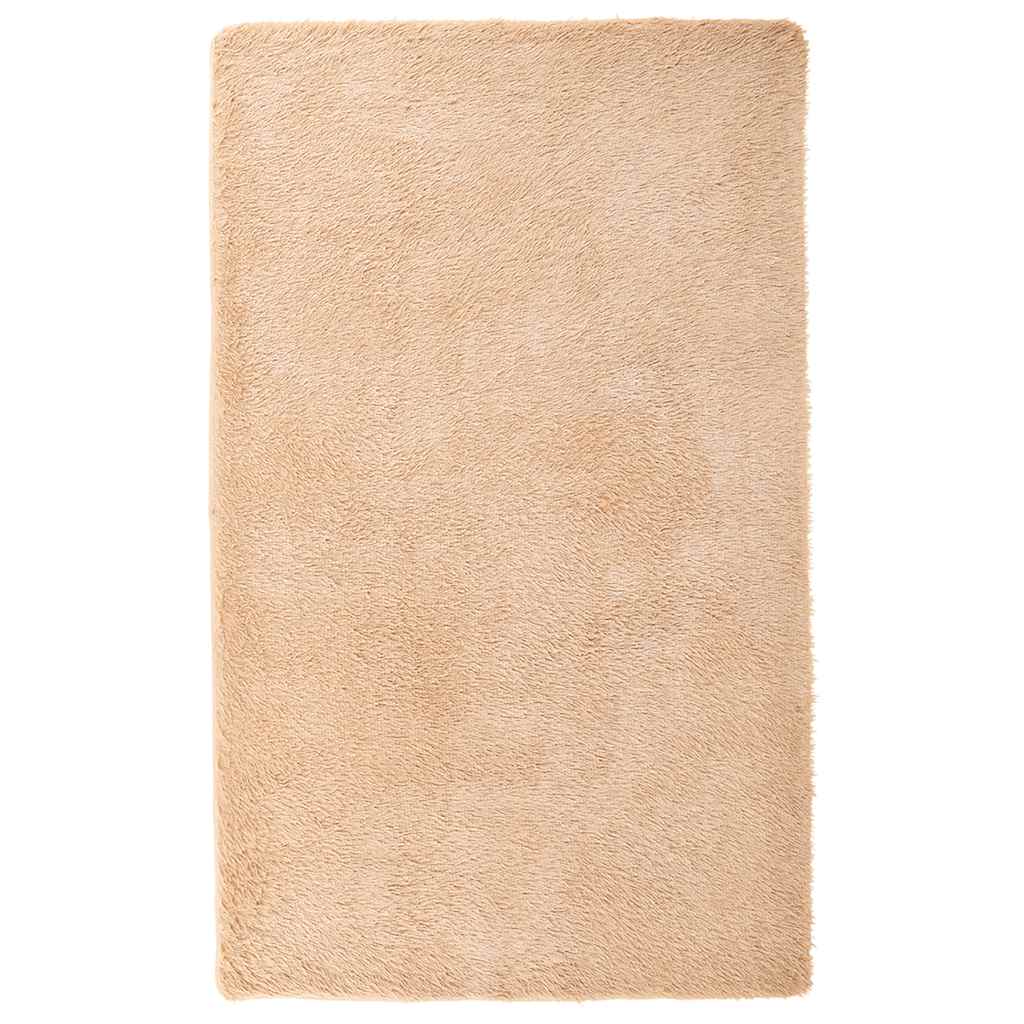 Tappeto Shaggy a Pelo Lungo NAVARRA Beige 80x150 cm poliestere | homemem39