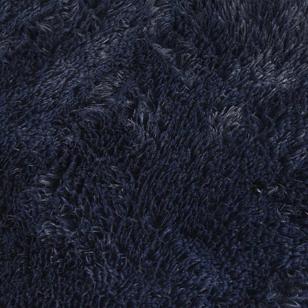 Tappeto Shaggy a Pelo Lungo NAVARRA Blu Marino 80x150 cm