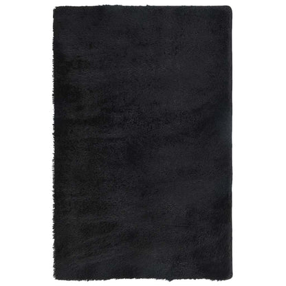 Tappeto Shaggy a Pelo Lungo NAVARRA Nero 130x200 cm poliestere - homemem39