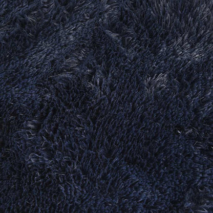 Tappeto Shaggy a Pelo Lungo NAVARRA Blu Marino 130x200 cm | homemem39