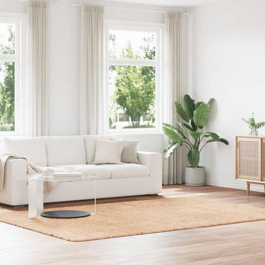 Tappeto Shaggy a Pelo Lungo NAVARRA Beige 200x290 cm poliestere - homemem39