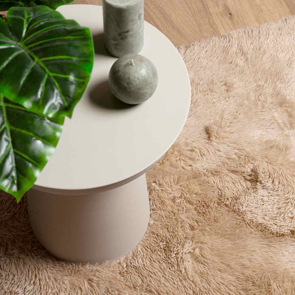 Tappeto Shaggy a Pelo Lungo NAVARRA Beige 240x340 cm poliestere | homemem39