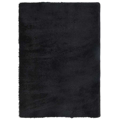 Tappeto Shaggy a Pelo Lungo NAVARRA Nero 240x340 cm poliestere
