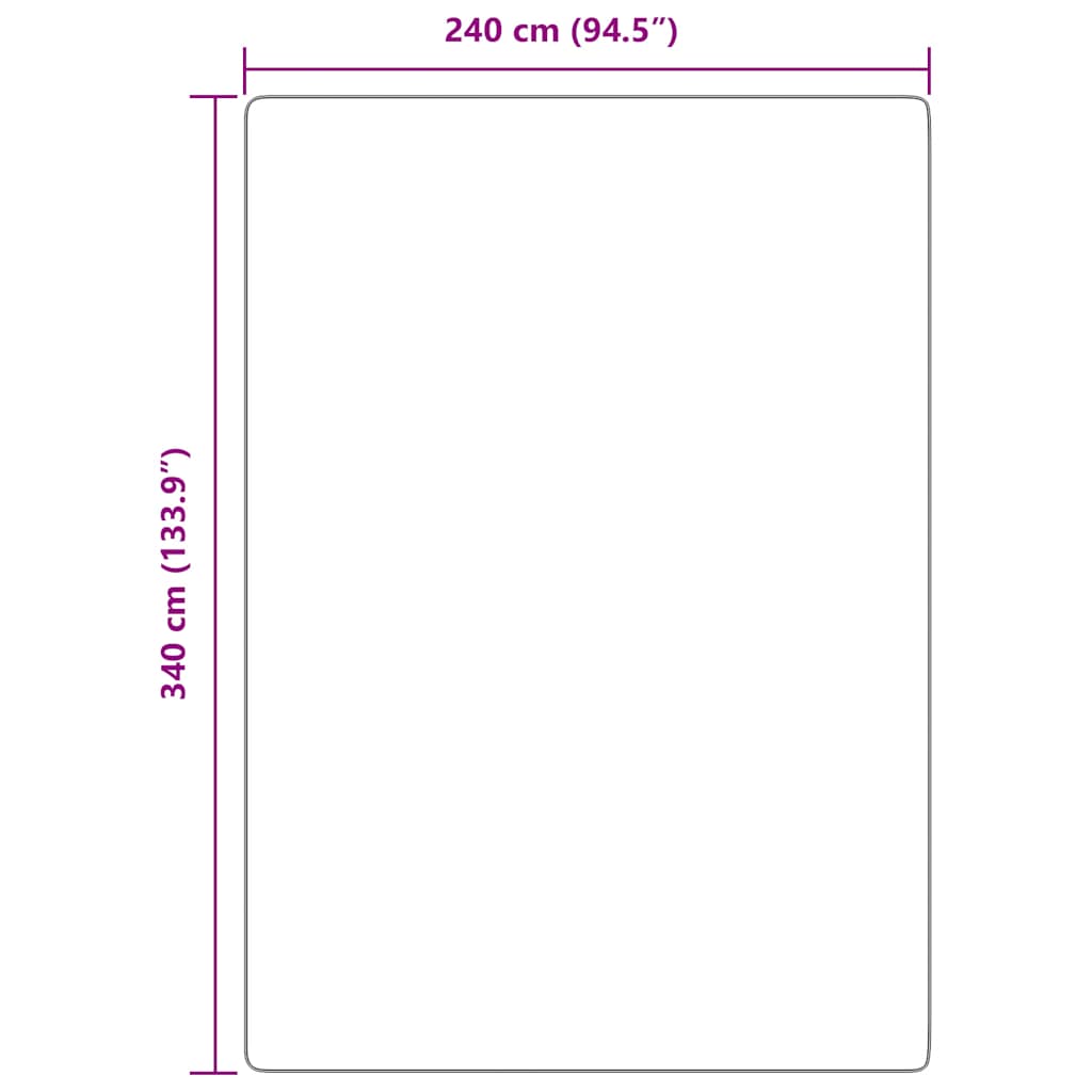 Tappeto Shaggy a Pelo Lungo NAVARRA Nero 240x340 cm poliestere