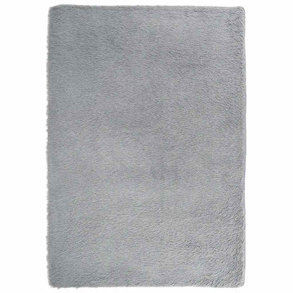 Tappeto Shaggy a Pelo Lungo NAVARRA Grigio Chiaro 240x340 cm