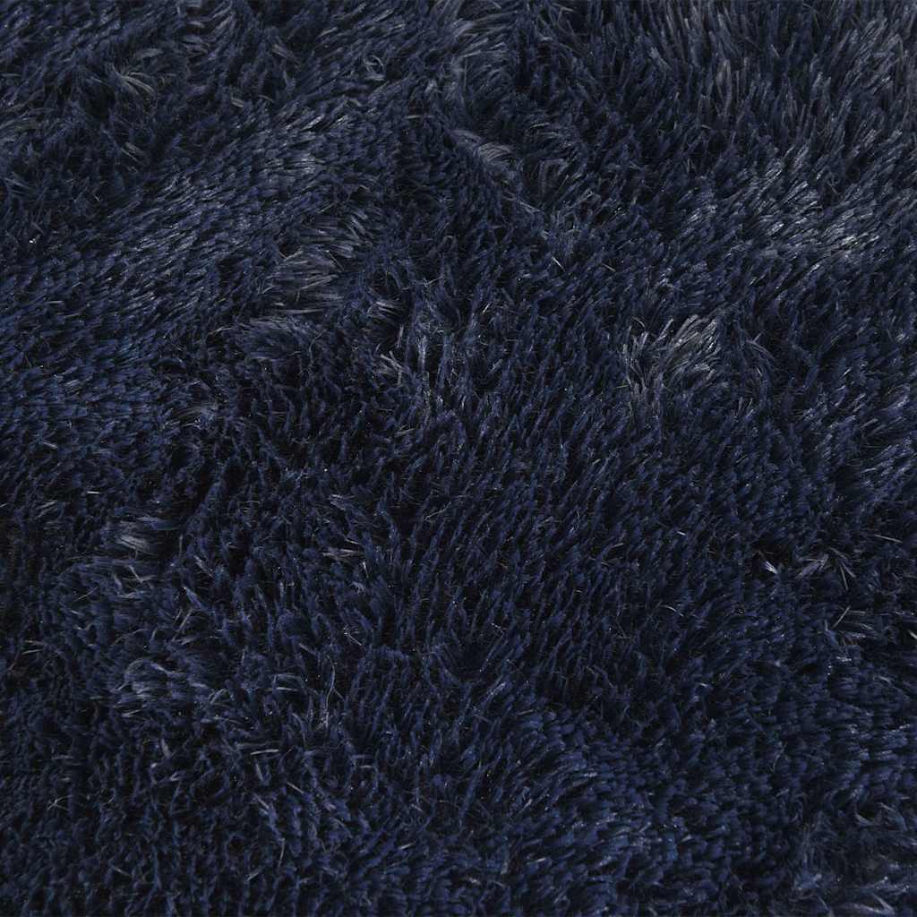 Tappeto Shaggy a Pelo Lungo NAVARRA Blu Marino 240x340 cm - homemem39
