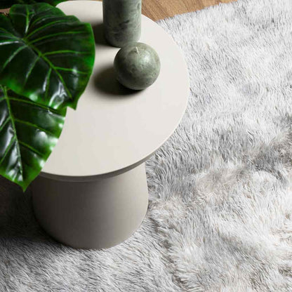 Tappeto Shaggy a Pelo Lungo NAVARRA Grigio Argento 240x340cm - homemem39
