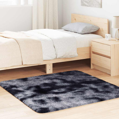 Tappeto Shaggy a Pelo Lungo NAVARRA Grigio Scuro 120x120 cm - homemem39