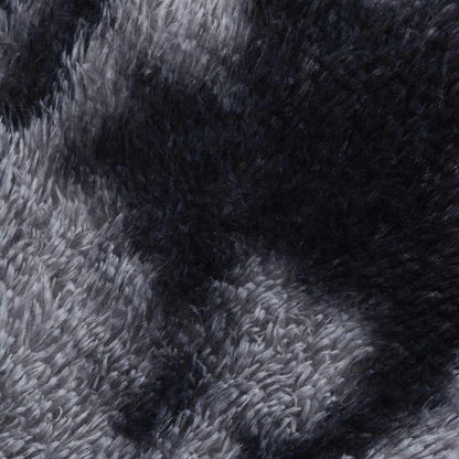 Tappeto Shaggy a Pelo Lungo NAVARRA Grigio Scuro 100x100 cm