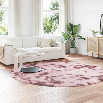 Tappeto Shaggy a Pelo Lungo NAVARRA Rosa Antico 240x240cm