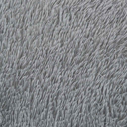 Tappeto Shaggy a Pelo Lungo NAVARRA Grigio Chiaro 300x200 cm