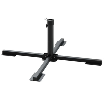 Set Base per Ombrellone da Giardino 5 pz in Granito e Acciaio | homemem39