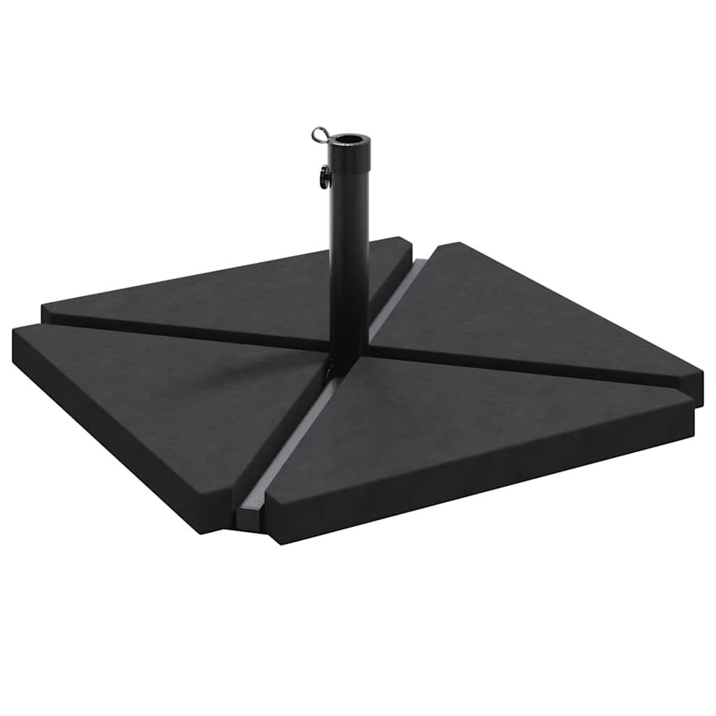 Set Base per Ombrellone da Giardino 5 pz in Granito e Acciaio | homemem39