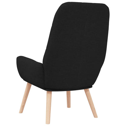 Sedia Relax Nera in Tessuto - homemem39