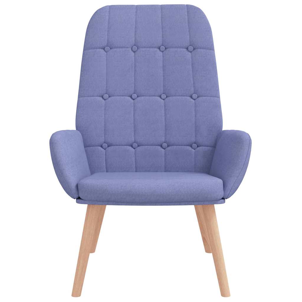 Sedia Relax Blu Jeans in Tessuto - homemem39