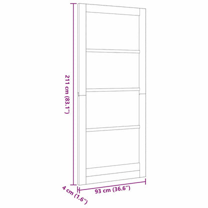 Porta Interna ORKDAL Marrone 93 x 211 cm | homemem39