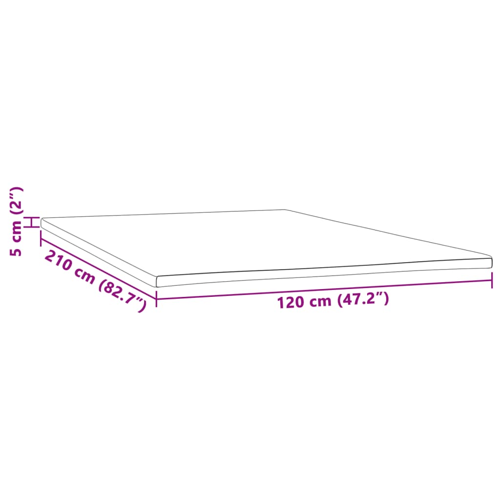 Coprimaterasso 120x210x5 cm - homemem39