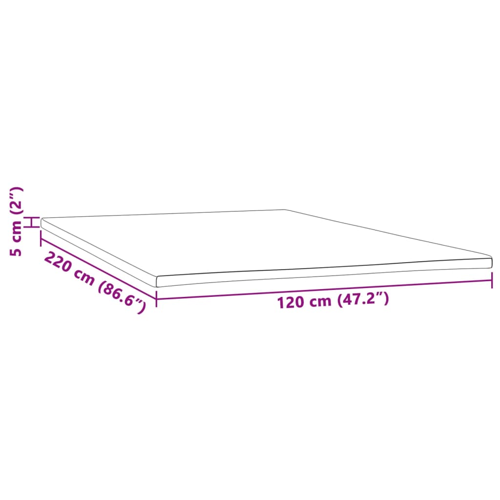Coprimaterasso 120x220x5 cm - homemem39