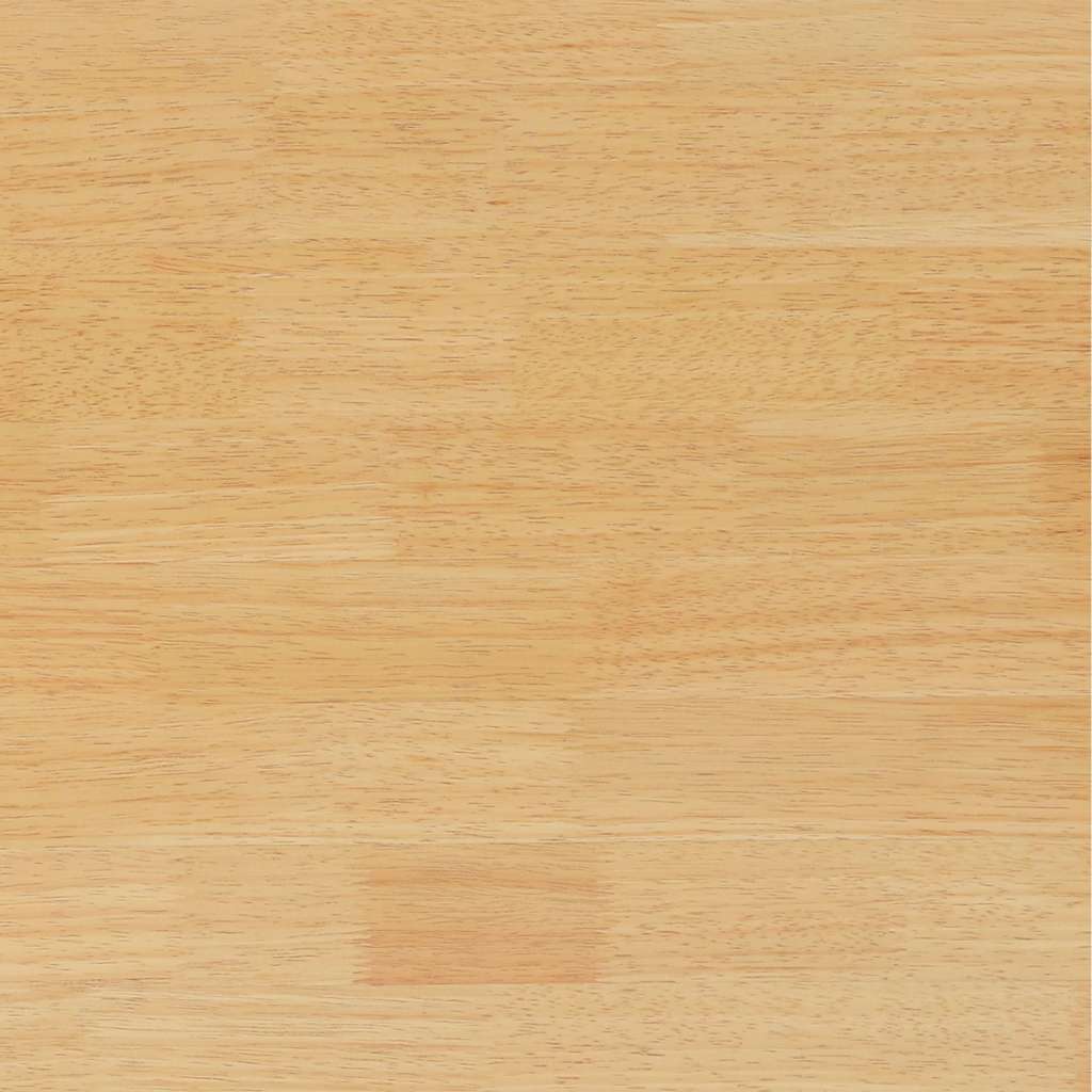 Sedie da Pranzo 2 pz Naturale in Legno Massello di Hevea | homemem39