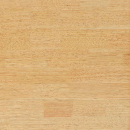 Sedie da Pranzo 2 pz Naturale in Legno Massello di Hevea | homemem39