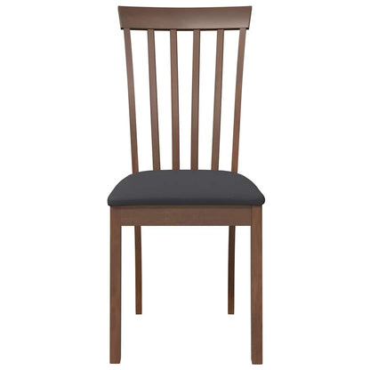 Sedie da Pranzo con Cuscini 2pz Marrone Legno Massello di Hevea | homemem39