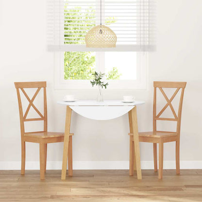 Sedie da Pranzo 2 pz in Legno Massello di Hevea | homemem39