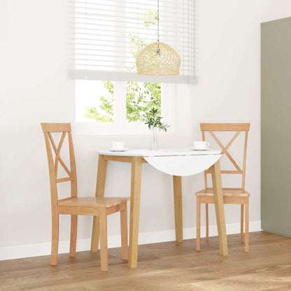 Sedie da Pranzo 2 pz in Legno Massello di Hevea | homemem39