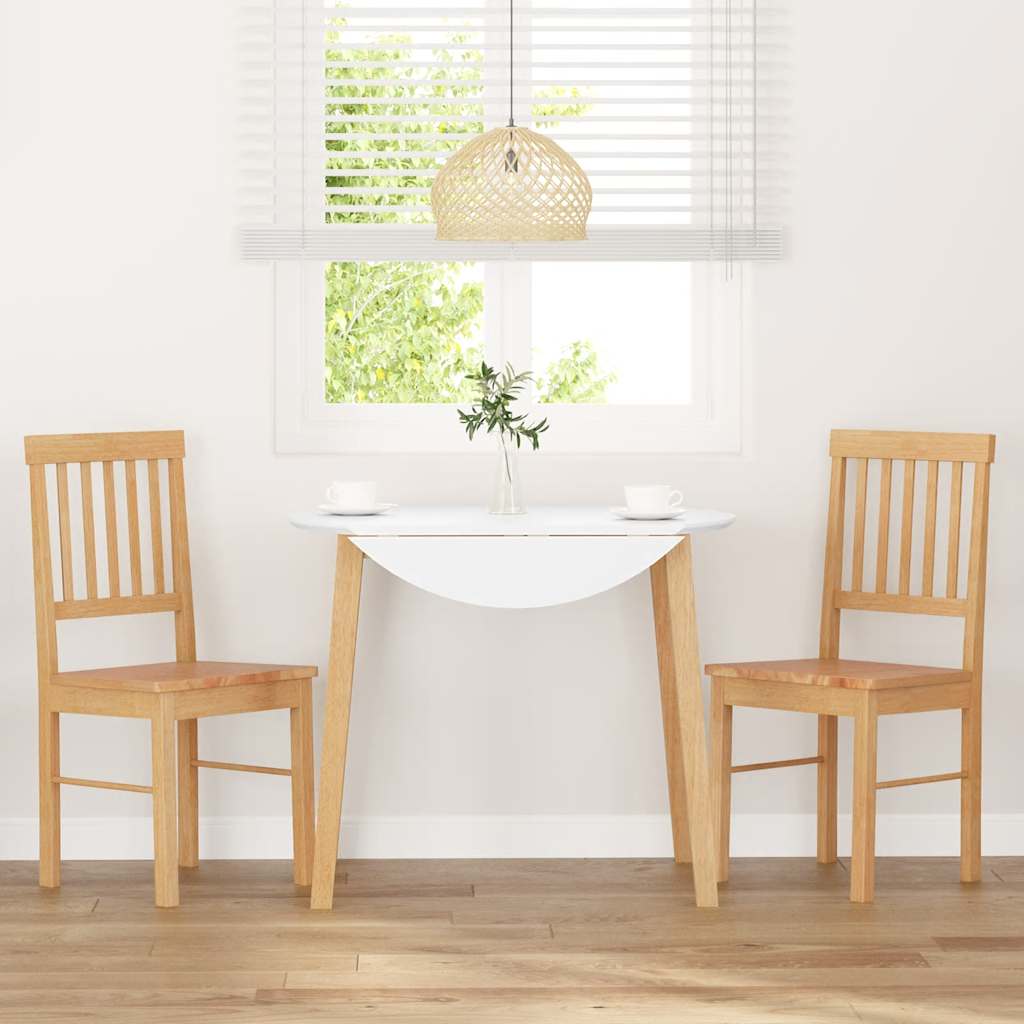 Sedie da Pranzo 2 pz in Legno Massello di Hevea | homemem39