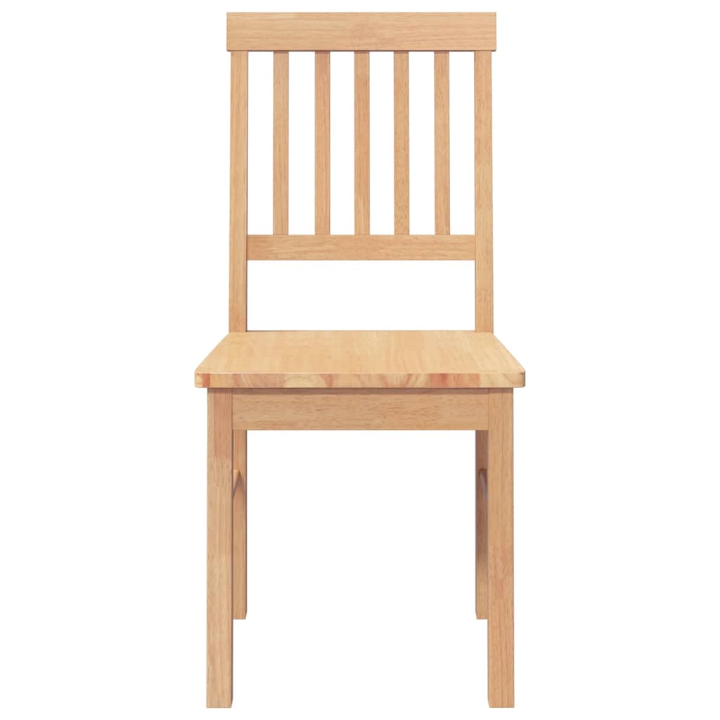 Sedie da Pranzo 2 pz in Legno Massello di Hevea | homemem39