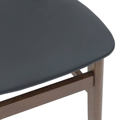 Sedie da Pranzo con Cuscini 2pz Marrone Legno Massello di Hevea | homemem39