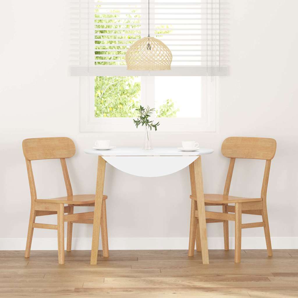 Sedie da Pranzo 2 pz in Legno Massello di Hevea | homemem39