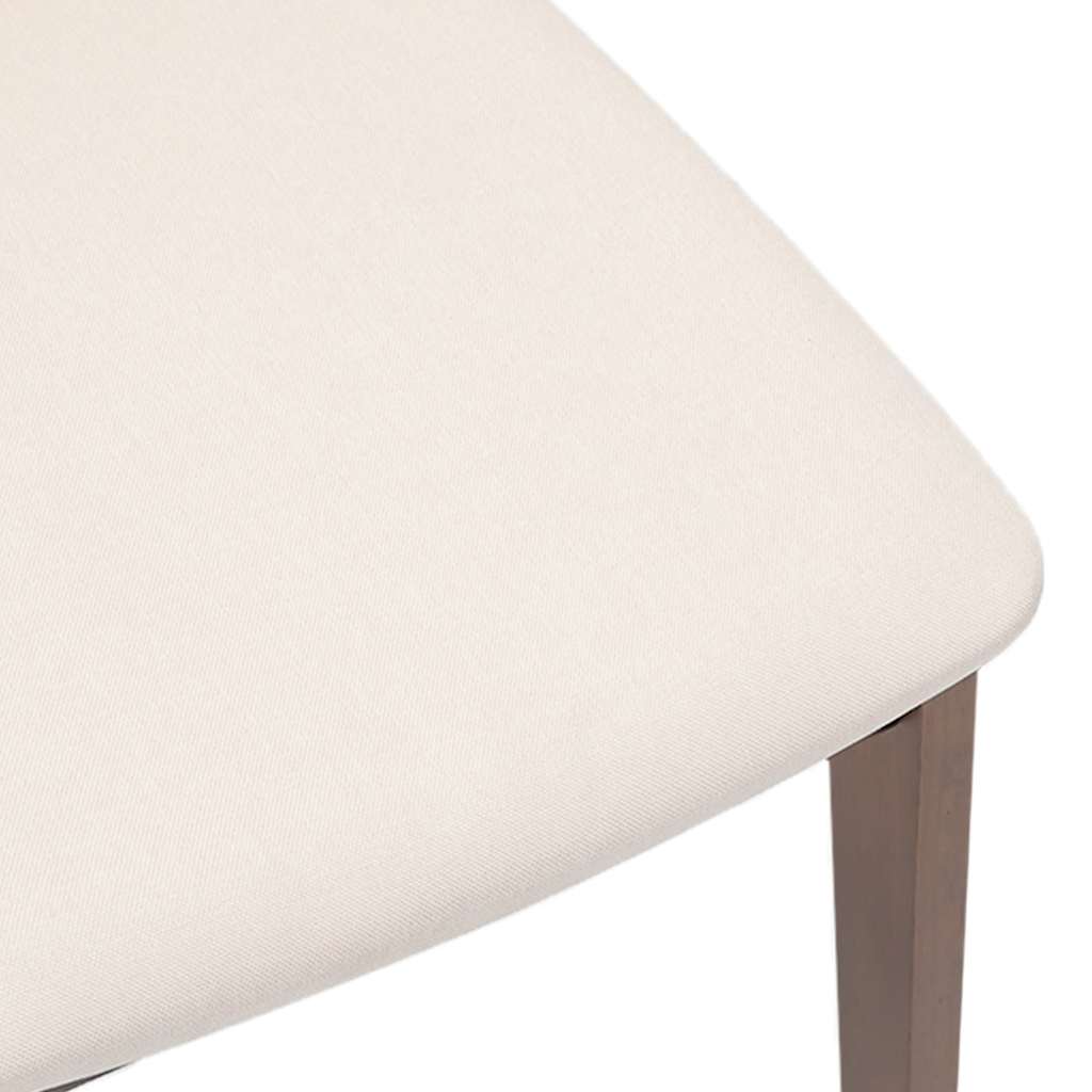 Sedie da Pranzo con Cuscini 2pz Marrone Legno Massello di Hevea | homemem39
