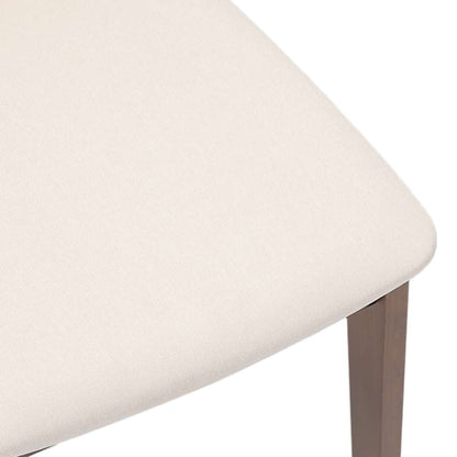 Sedie da Pranzo con Cuscini 2pz Marrone Legno Massello di Hevea | homemem39