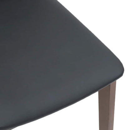 Sedie da Pranzo con Cuscini 2pz Marrone Legno Massello di Hevea | homemem39