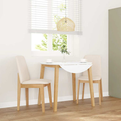 Sedie da Pranzo con Cuscini 2 pz in Legno Massello di Hevea | homemem39