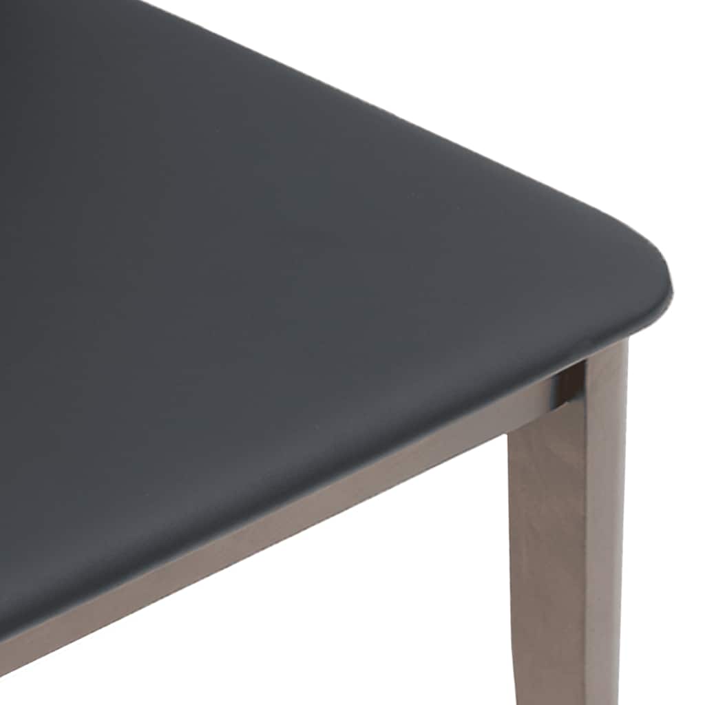 Sedie da Pranzo con Cuscini 2pz Marrone Legno Massello di Hevea | homemem39
