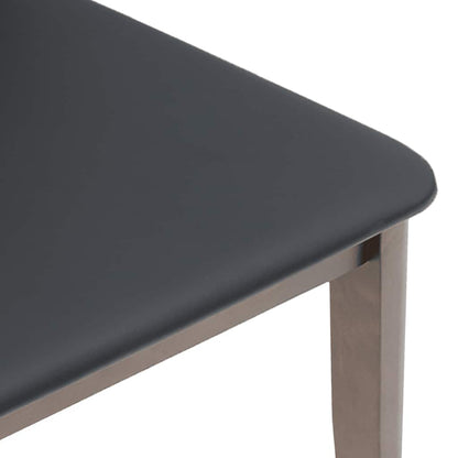 Sedie da Pranzo con Cuscini 2pz Marrone Legno Massello di Hevea | homemem39