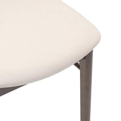 Sedie da Pranzo con Cuscini 2pz Marrone Legno Massello di Hevea