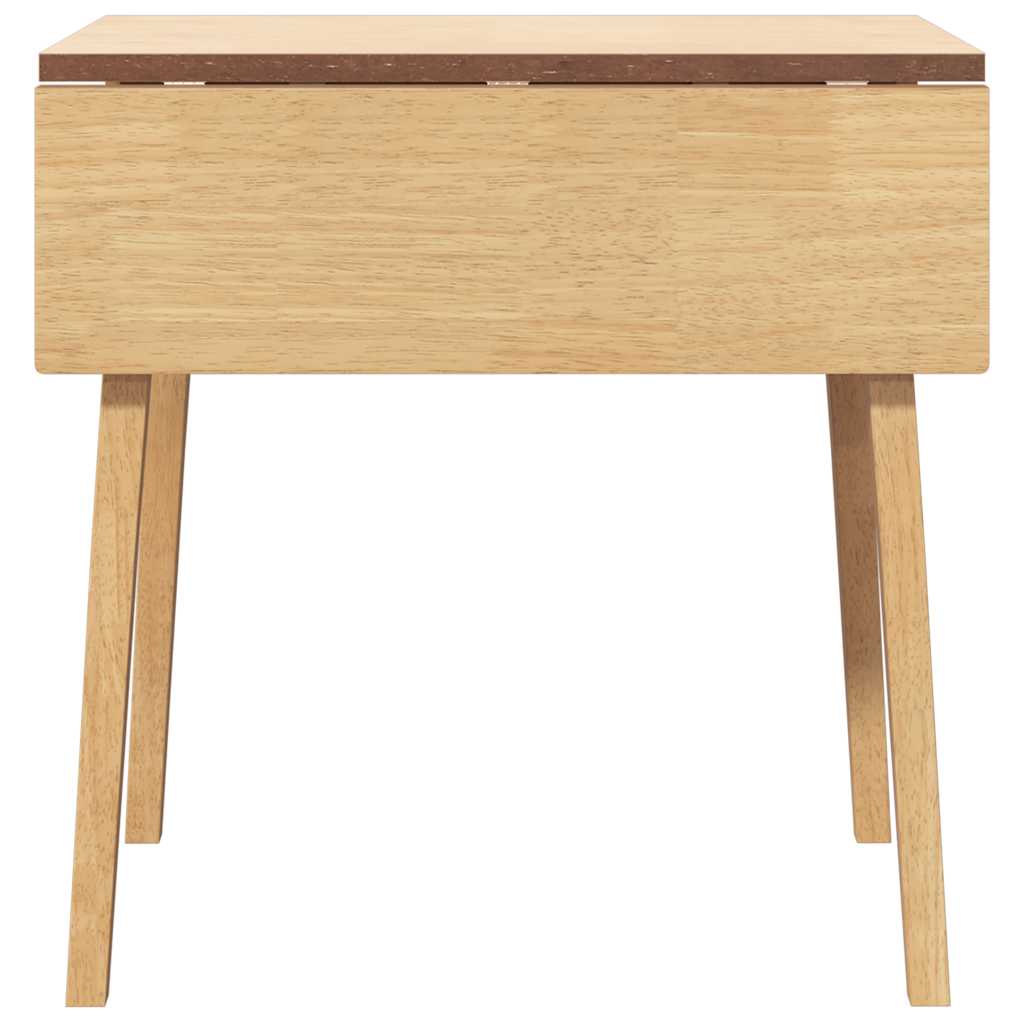 Tavolo da Pranzo Naturale in Legno Massello di Hevea