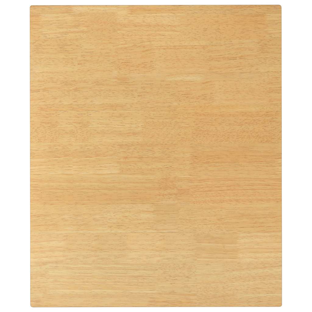 Tavolo da Pranzo Naturale in Legno Massello di Hevea