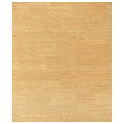 Tavolo da Pranzo Naturale in Legno Massello di Hevea