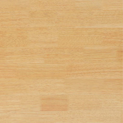 Sgabelli da Bar con Cuscini 2pz Naturale Legno Massello Hevea - homemem39