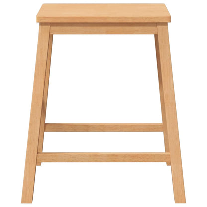 Sedie da Bar 2 pz in Legno Massello di Hevea - homemem39