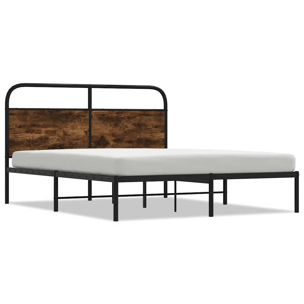 Giroletto senza Materasso Rovere Fumo 120x190 cm in Truciolato | homemem39